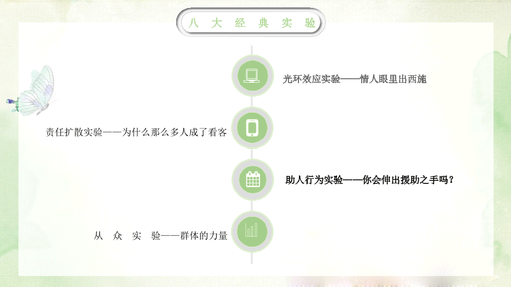177#中国风漫谈社会心理学教育培训PPT