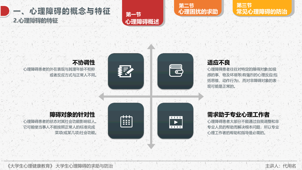 177#大学生心理障碍的求助防治主题培训PPT
