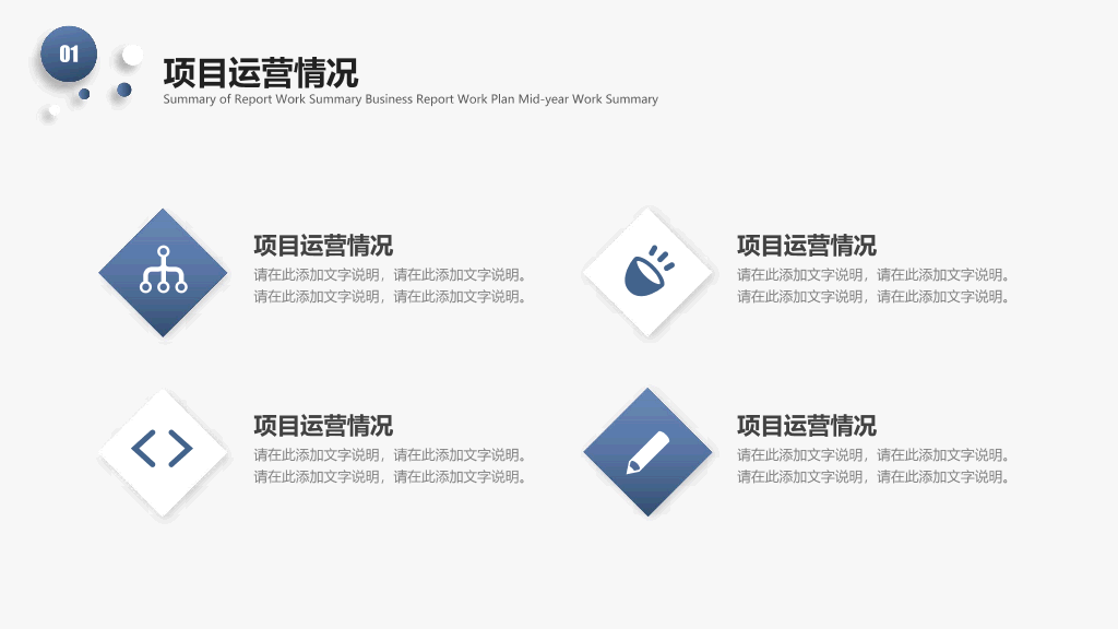 107#大气实用述职报告PPT模板