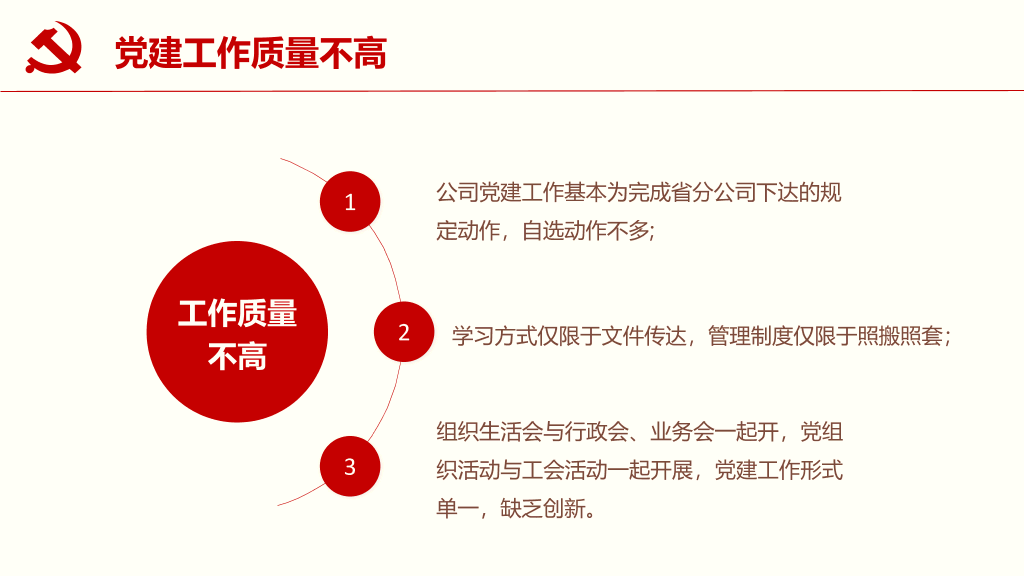 54#党委党支部工作汇报PPT模板