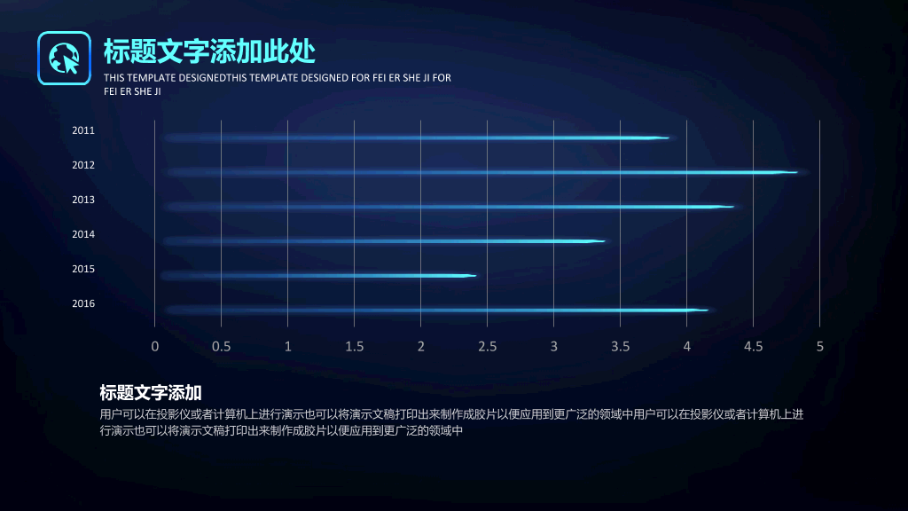 106#深蓝科技行业汇报PPT模板