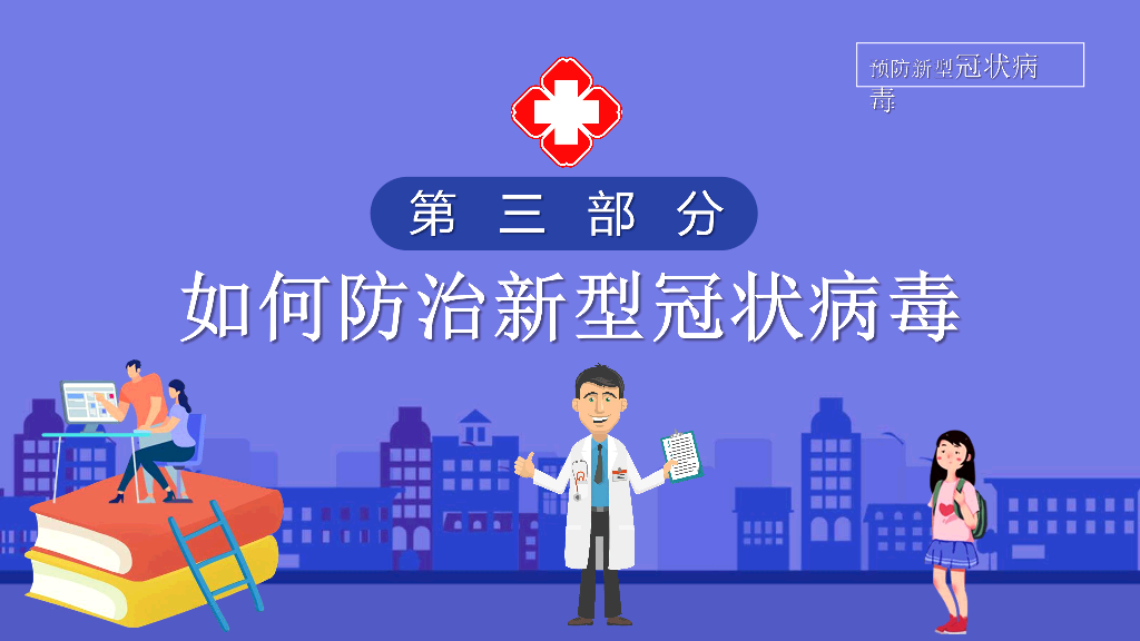 返岗复工新冠病毒预防PPT模板