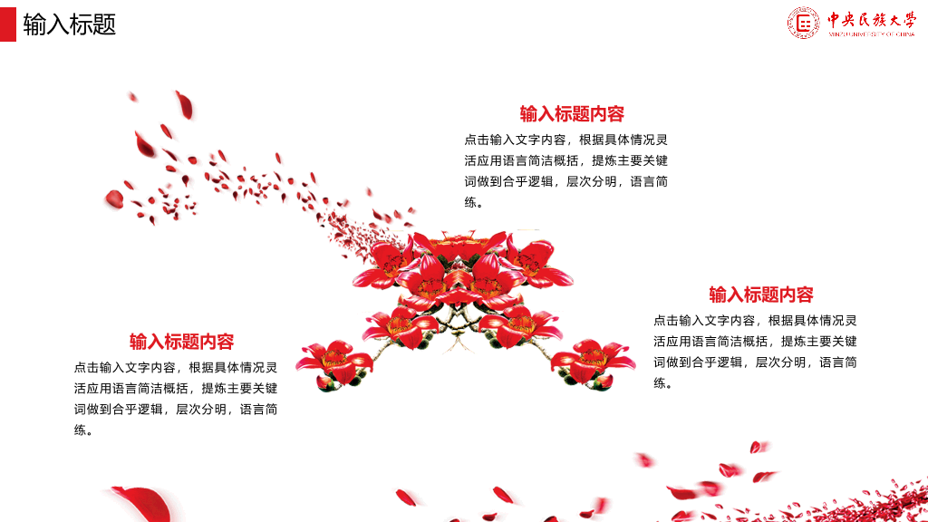 中央民族大学本科毕业论文答辩和论文选题PPT