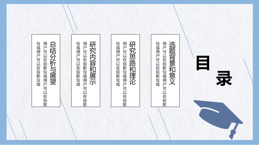 暨南大学本科毕业论文答辩PPT