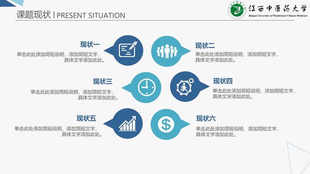 江西中医药大学本科毕业论文答辩PPT