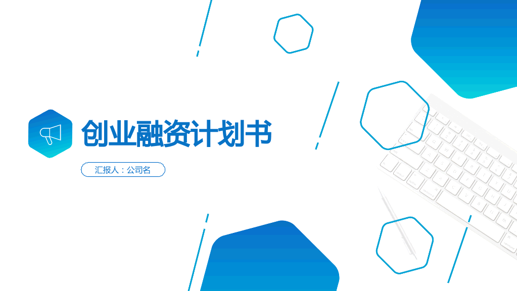 131#简洁创业融资计划书