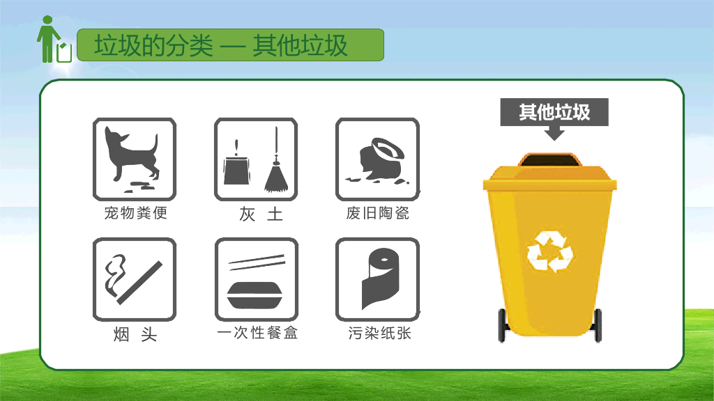 169#垃圾分类-垃圾不落地,家园更美丽主题PPT