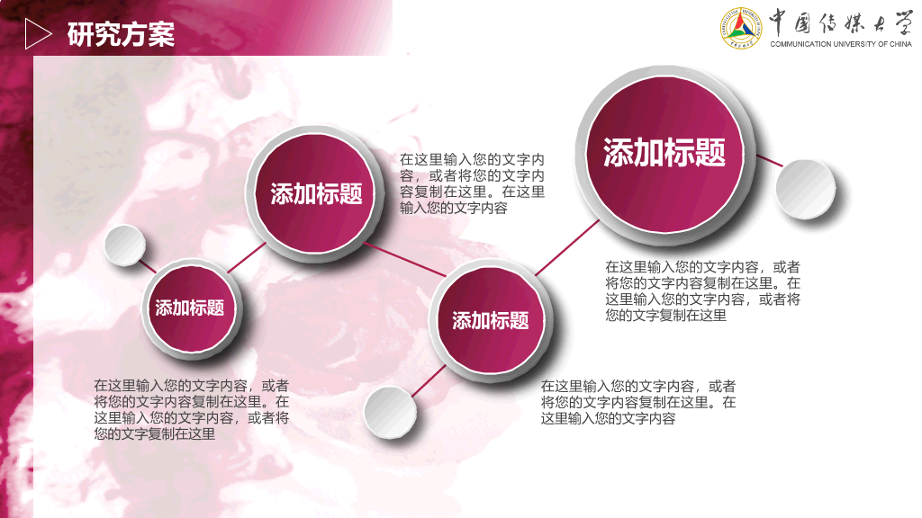 中国传媒大学本科毕业论文答辩PPT