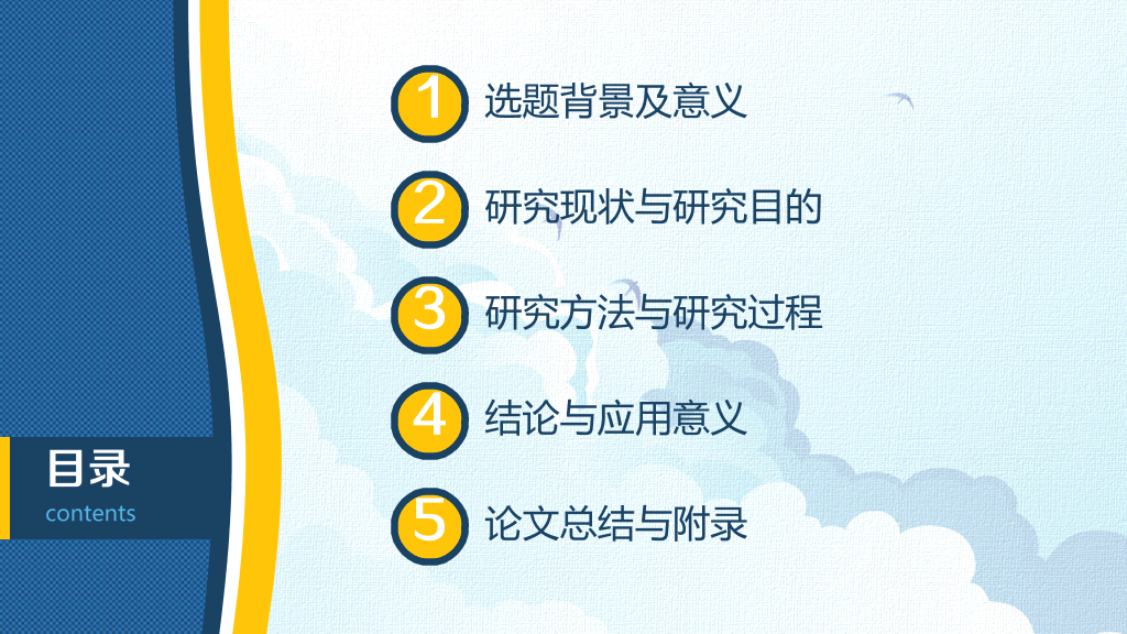 湖南农业大学本科毕业论文答辩PPT
