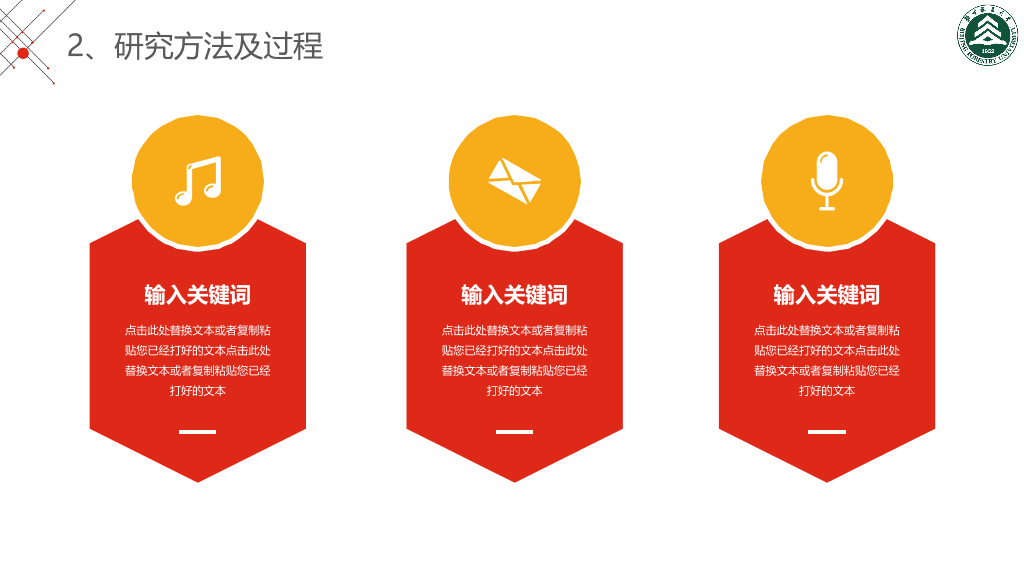 北京林业大学本科毕业论文答辩PPT