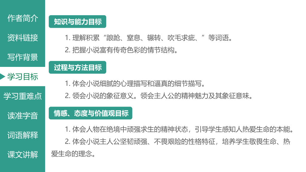 170#热爱生命PPT课件