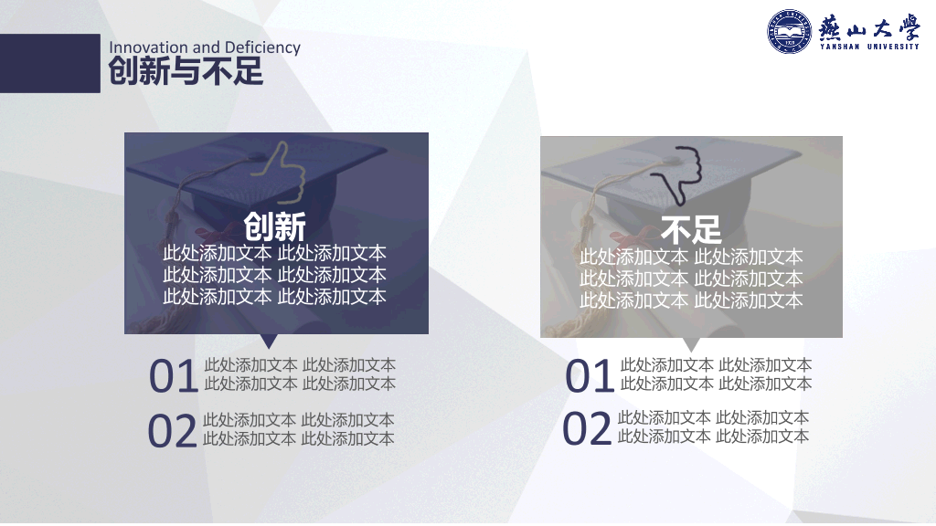 燕山大学本科毕业论文答辩和论文选题PPT