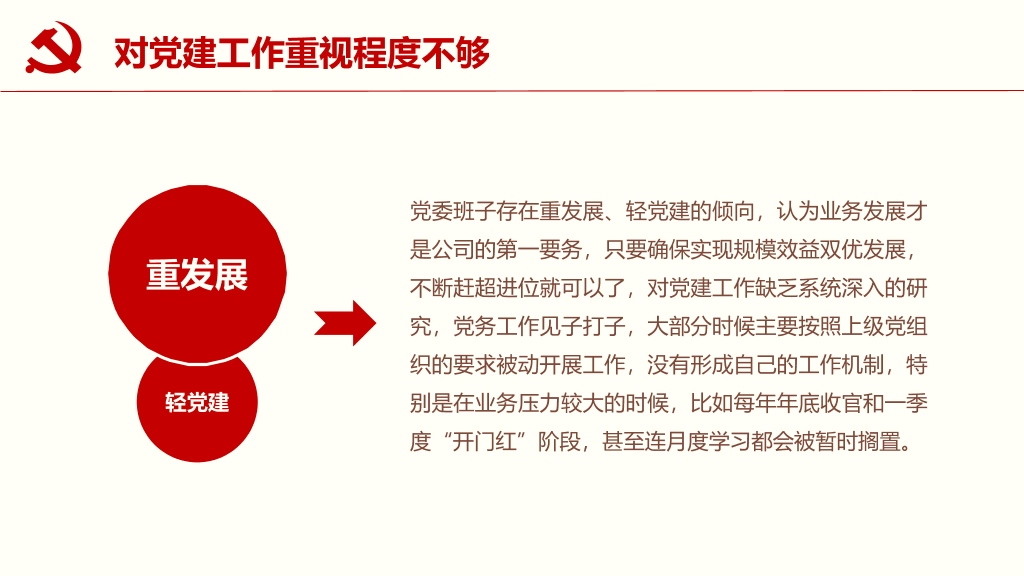 54#党委党支部工作汇报PPT模板