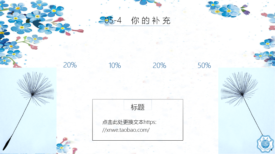 河海大学本科毕业论文答辩和论文选题PPT
