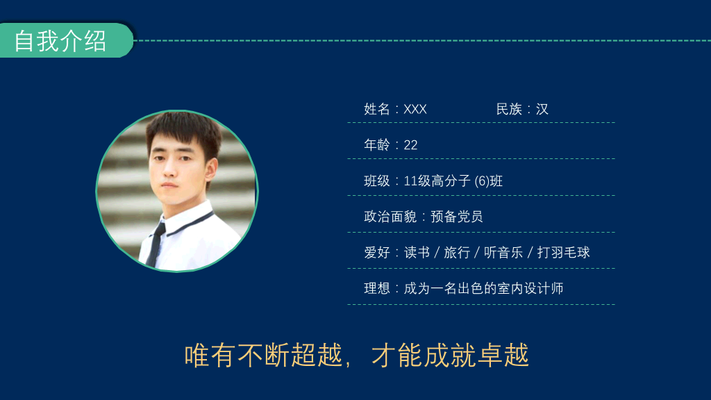 171#奖学金申请答辩模板