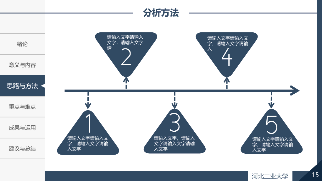 河北工业大学本科毕业论文答辩PPT