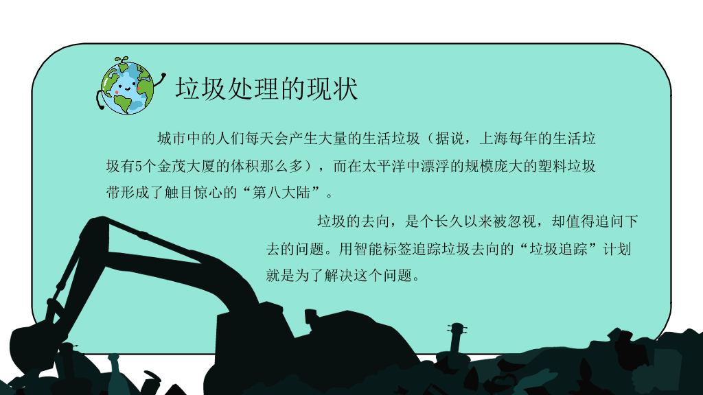 169#保护地球,社区或学校垃圾分类知识介绍PPT