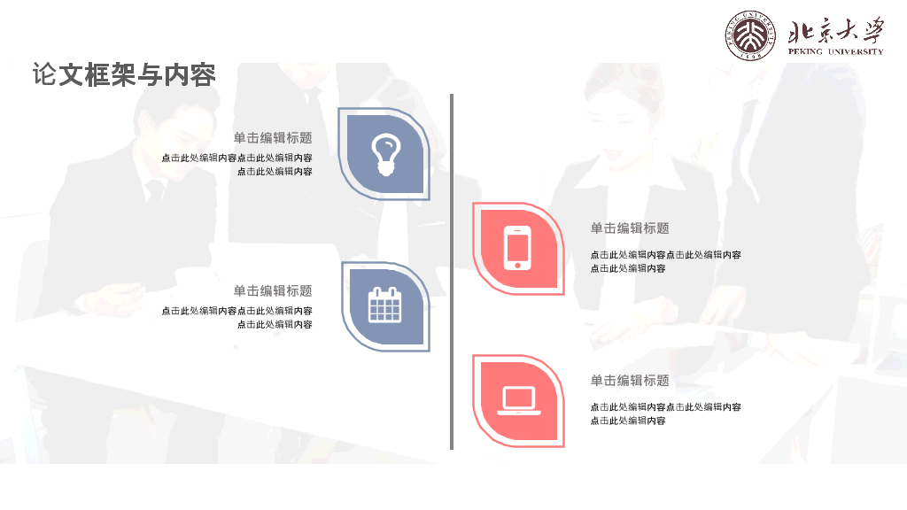 北京大学本科毕业论文答辩和论文选题PPT