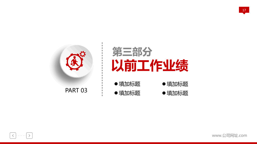 107#3D小人竞聘述职报告PPT模板