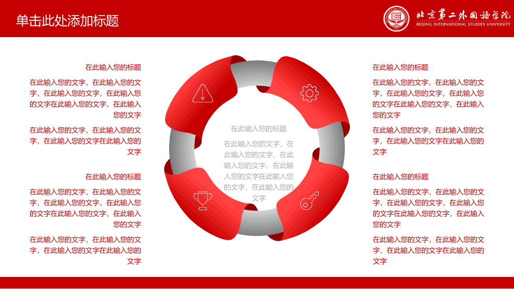 北京第二外国语学院本科毕业论文答辩和论文选题PPT