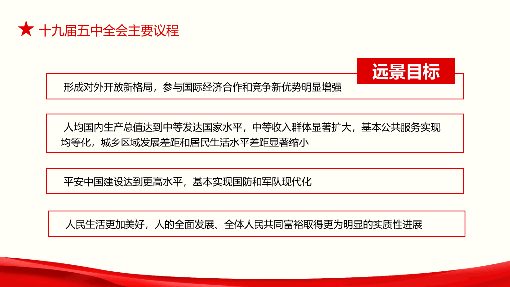 54#十九届五中全会解读PPT模板