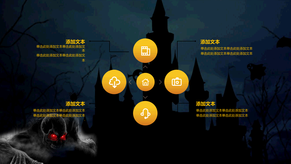 102#恐怖万圣节活动策划PPT模板