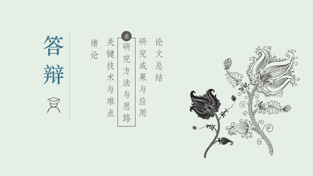中国医科大学本科毕业论文答辩PPT