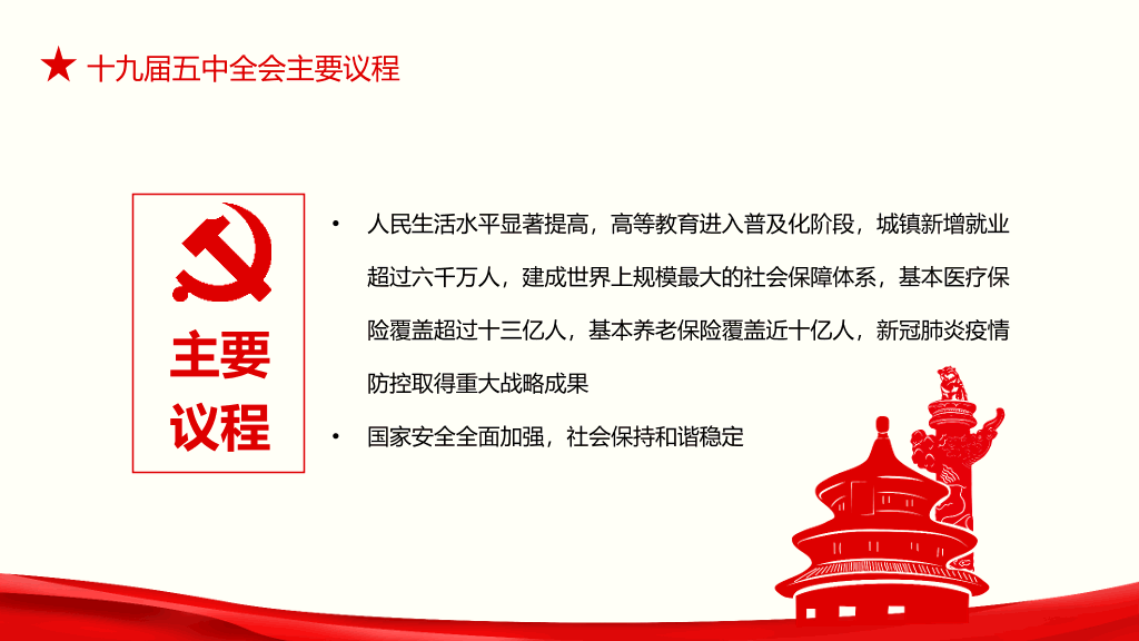 54#十九届五中全会解读PPT模板