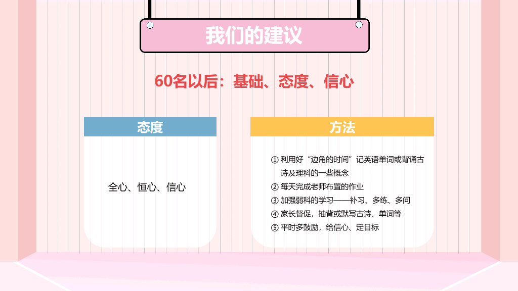 168#中学家长会主题班会PPT5