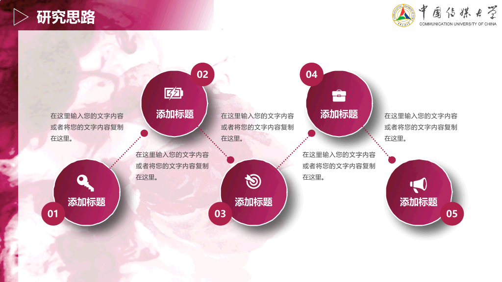 中国传媒大学本科毕业论文答辩PPT