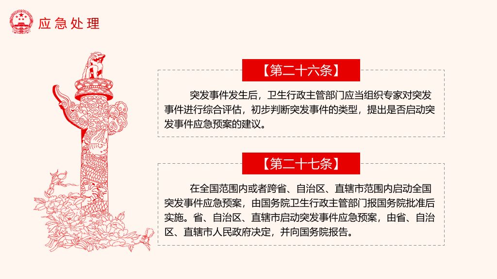 54#突发公共卫生事件应急条例PPT模板