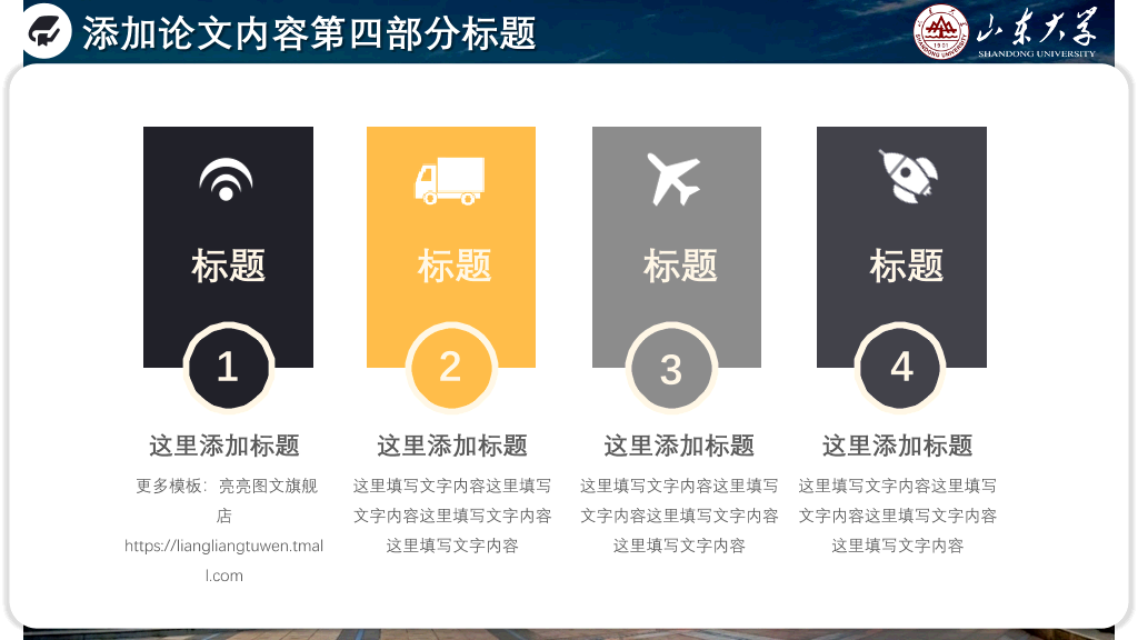 山东大学本科毕业论文答辩和论文选题PPT
