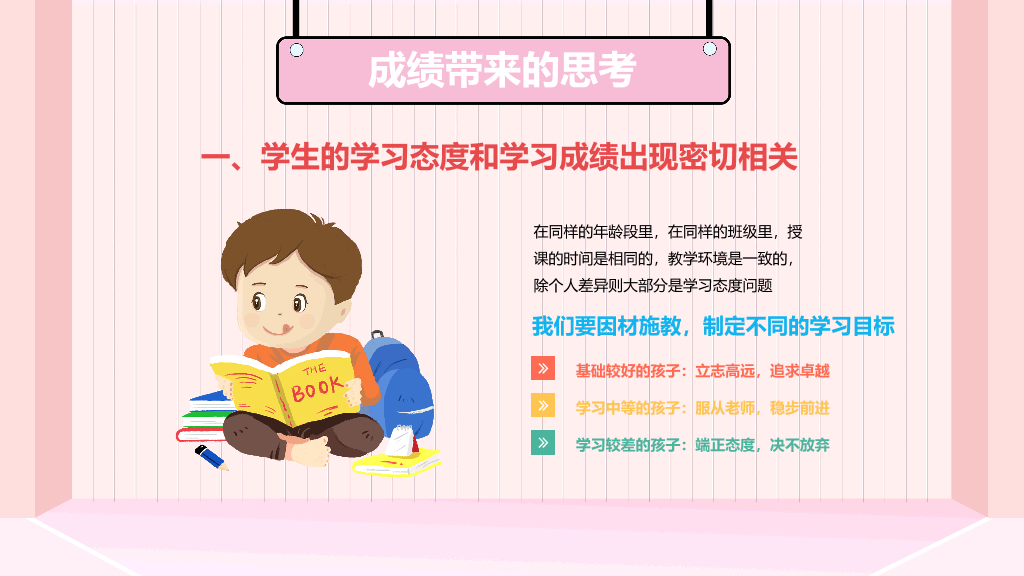 168#中学家长会主题班会PPT5