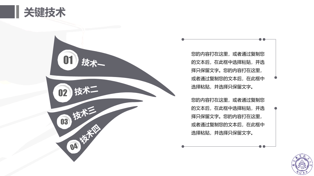 南京航空航天大学本科毕业论文答辩和论文选题PPT
