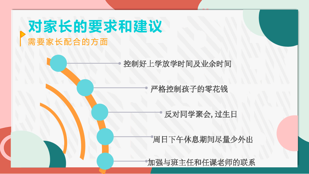 168#中学家长会主题班会PPT13