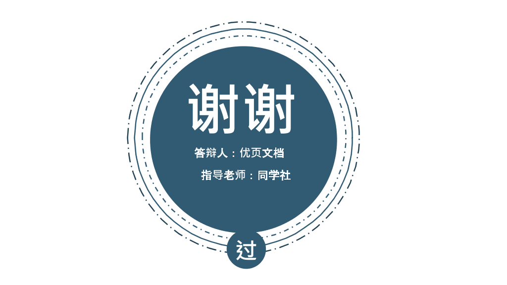 重庆理工大学本科毕业论文答辩PPT
