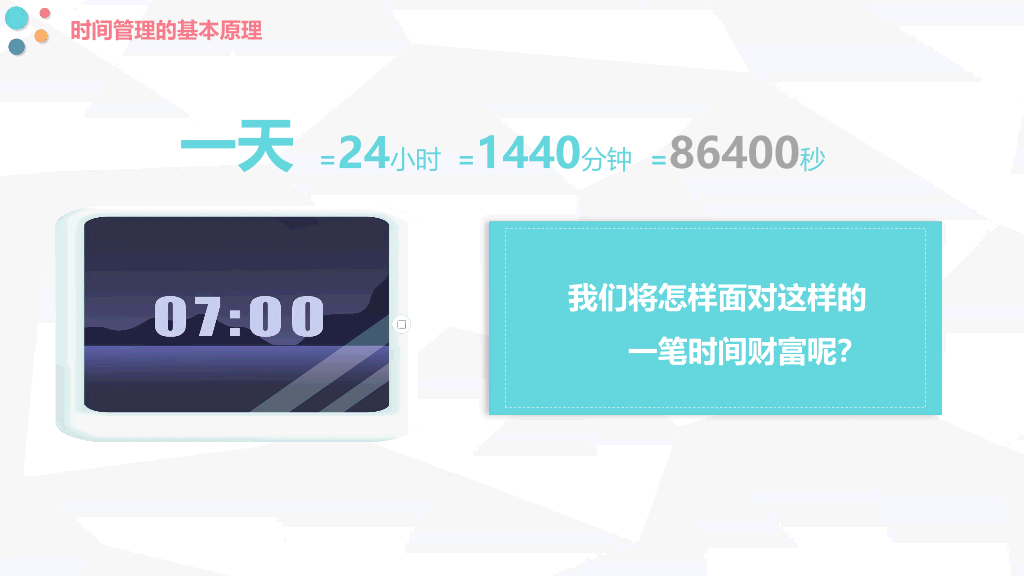 123#时间管理方法培训PPT模板