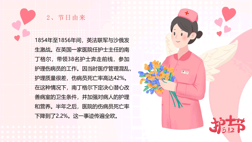 110#国际护士节活动策划PPT模板