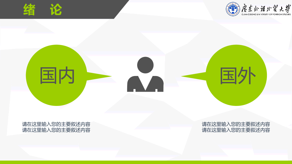广东外语外贸大学本科毕业论文答辩和论文选题PPT