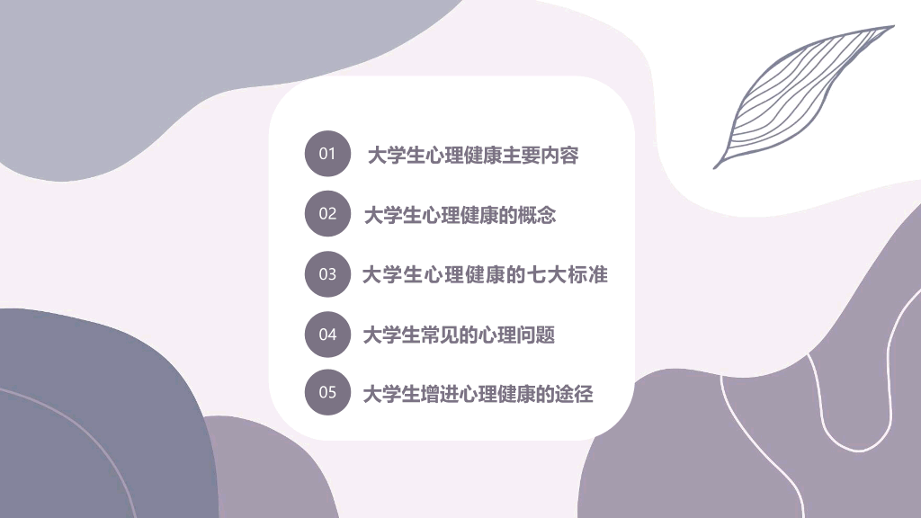 177#大学生心理健康教育主题