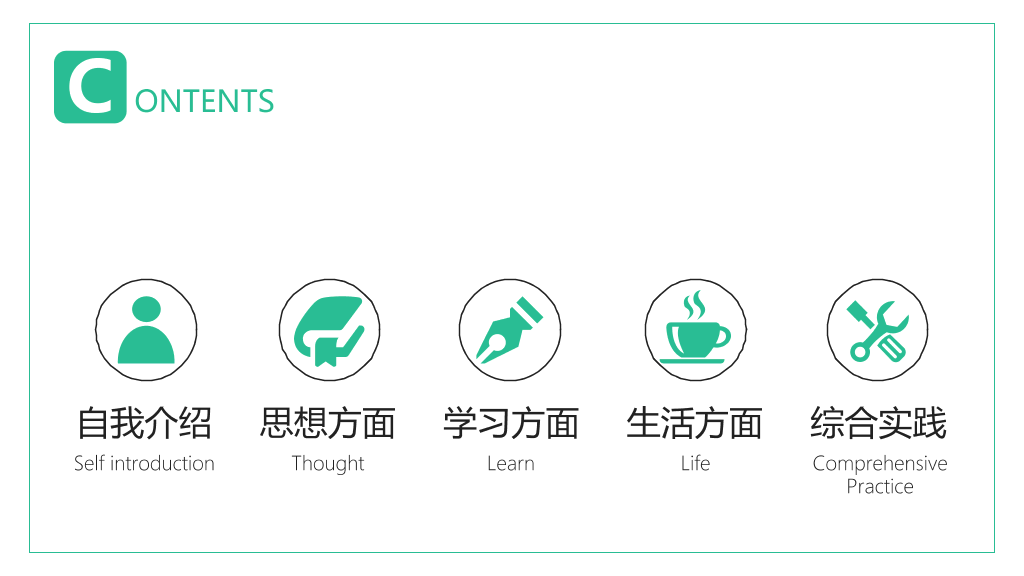 171#绿色奖学金申请答辩PPT