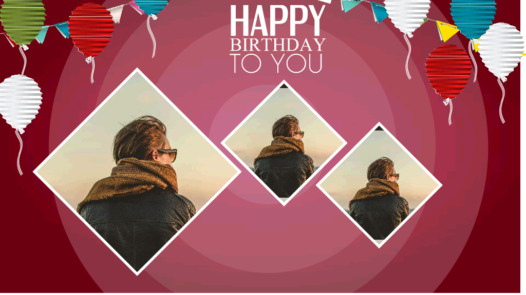 181#happy birthday生日快乐PPT模板