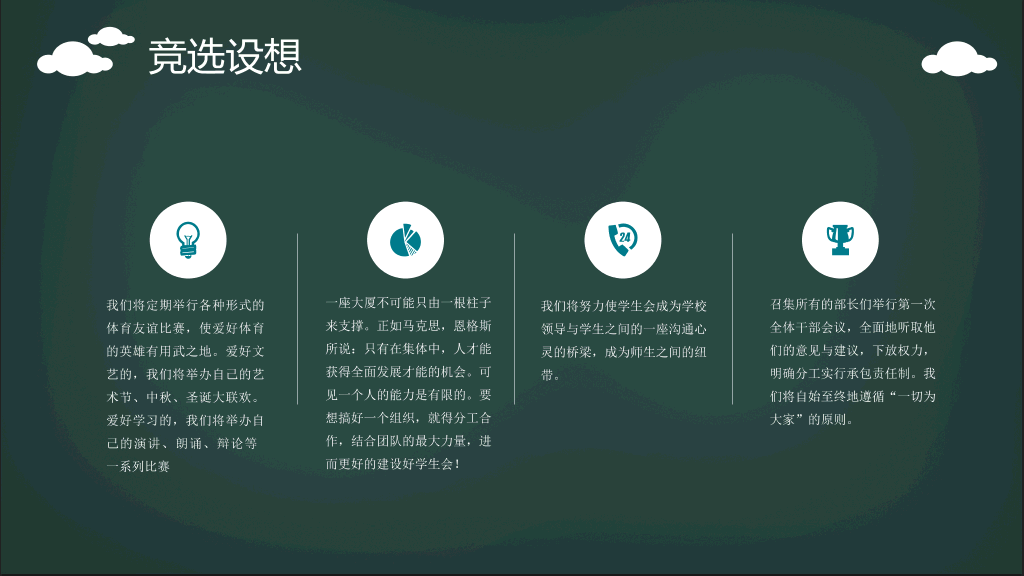 172#学生会竞选PPT