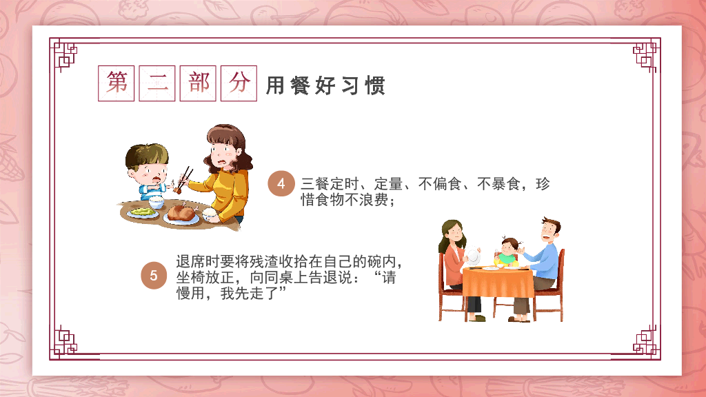 173#小学生餐桌礼仪学习主题班会PPT