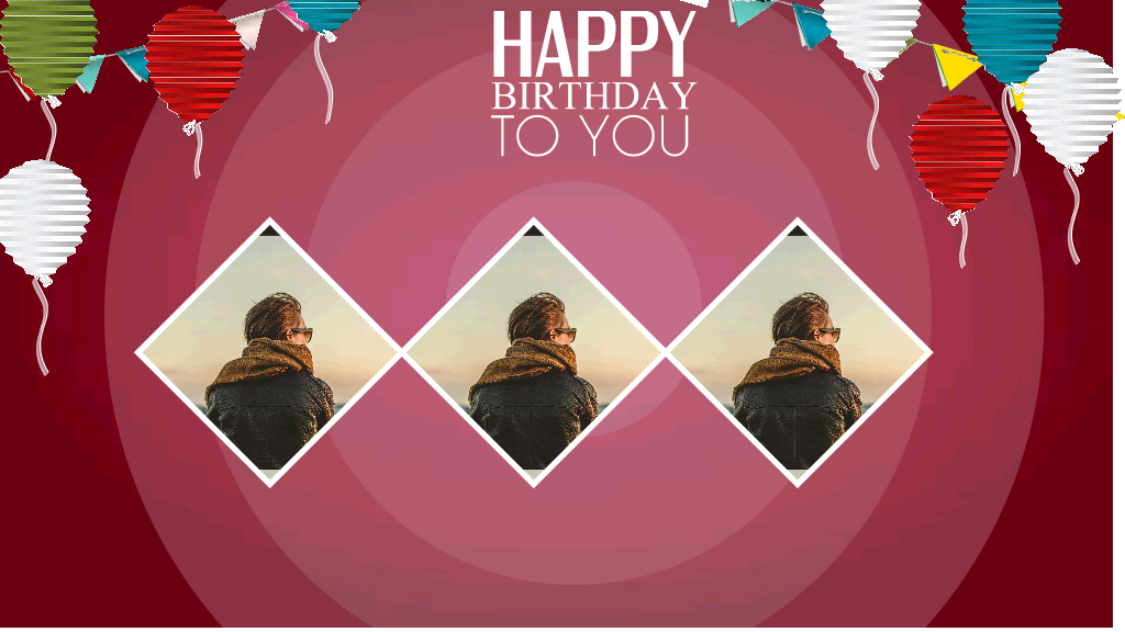 181#happy birthday生日快乐PPT模板