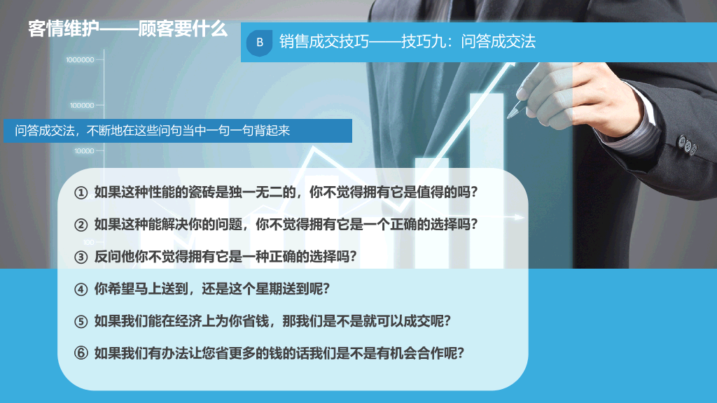 178#客服销售技巧培训PPT模板