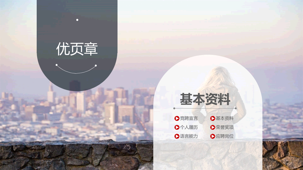 165#大气岗位竞聘述职PPT模板