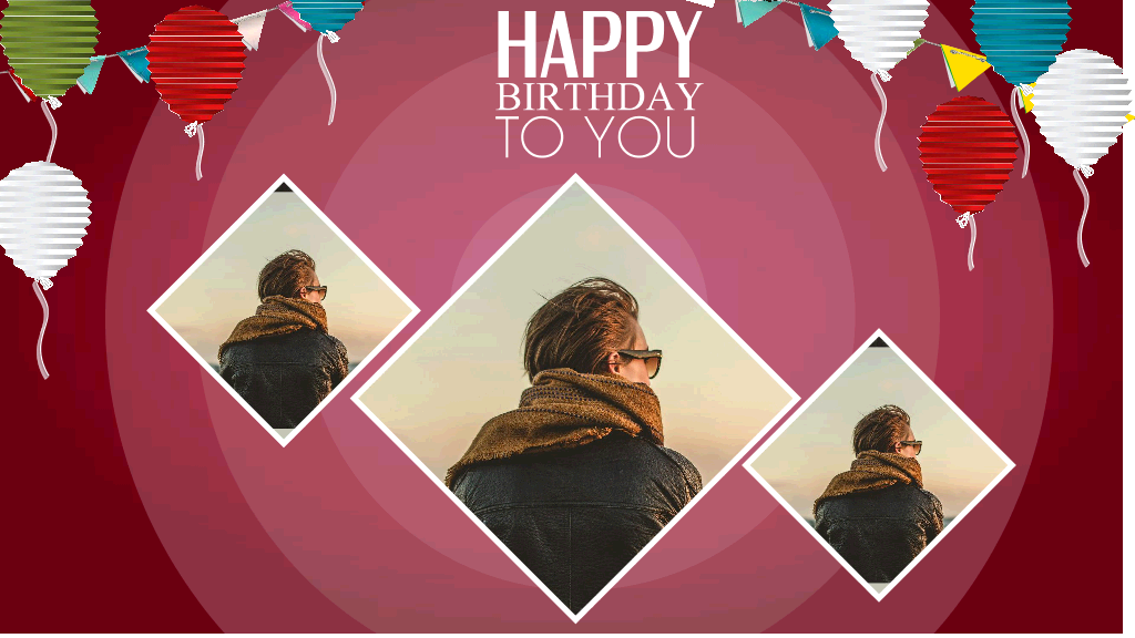 181#happy birthday生日快乐PPT模板