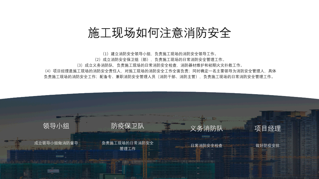 175#施工现场消防安全知识培训