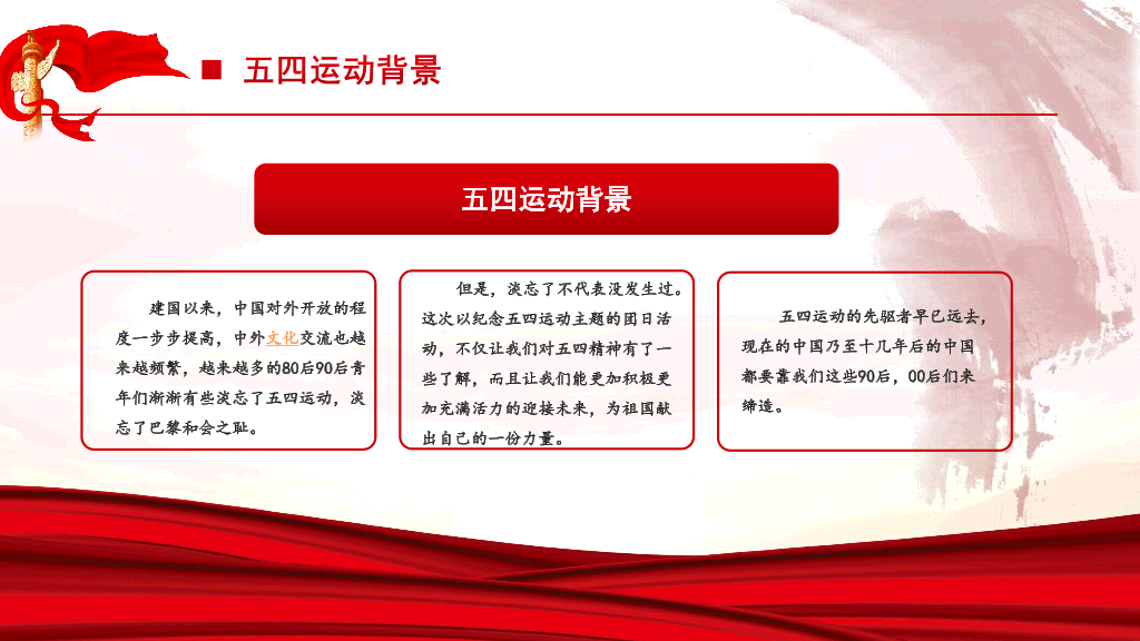136#五四主题团日活动PPT